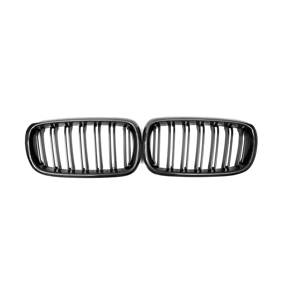 For X5 X6 F15 F16 X5M F85 X6M F86 Upgrade Carbon Dual Slat Front Bumper Kidney Center Mesh Grill Grille 2014+
For X5 X6 F15 F16 X5M F85 X6M F86 Upgrade Carbon Dual Slat Front Bumper Kidney Center Mesh Grill Grille 2014+