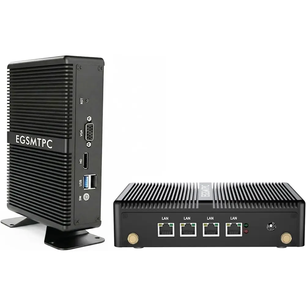 Мини-ПК irewall, маршрутизатор Intel J1900 с 4 портами 2.5GbE, шлюз irewall, поддержка pSense/OPNsense, 4 ГБ ОЗУ, 64 ГБ SSD, надежный VPN и сетевой адаптер
Мини-ПК irewall, маршрутизатор Intel J1900 с 4 портами 2.5GbE, шлюз irewall, поддержка pSense/OPNsense, 4 ГБ ОЗУ, 64 ГБ SSD, надежный VPN и сетевой адаптер