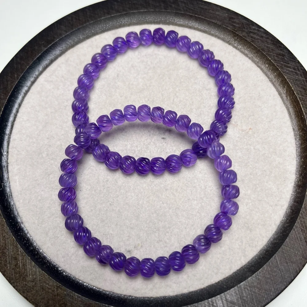 6MM Natural Amethyst Twist Beads Bracelet Crystal For Women Fortune Energy Mineral Amulet Jewelry Healing Gift 1pcs
6MM Natural Amethyst Twist Beads Bracelet Crystal For Women Fortune Energy Mineral Amulet Jewelry Healing Gift 1pcs