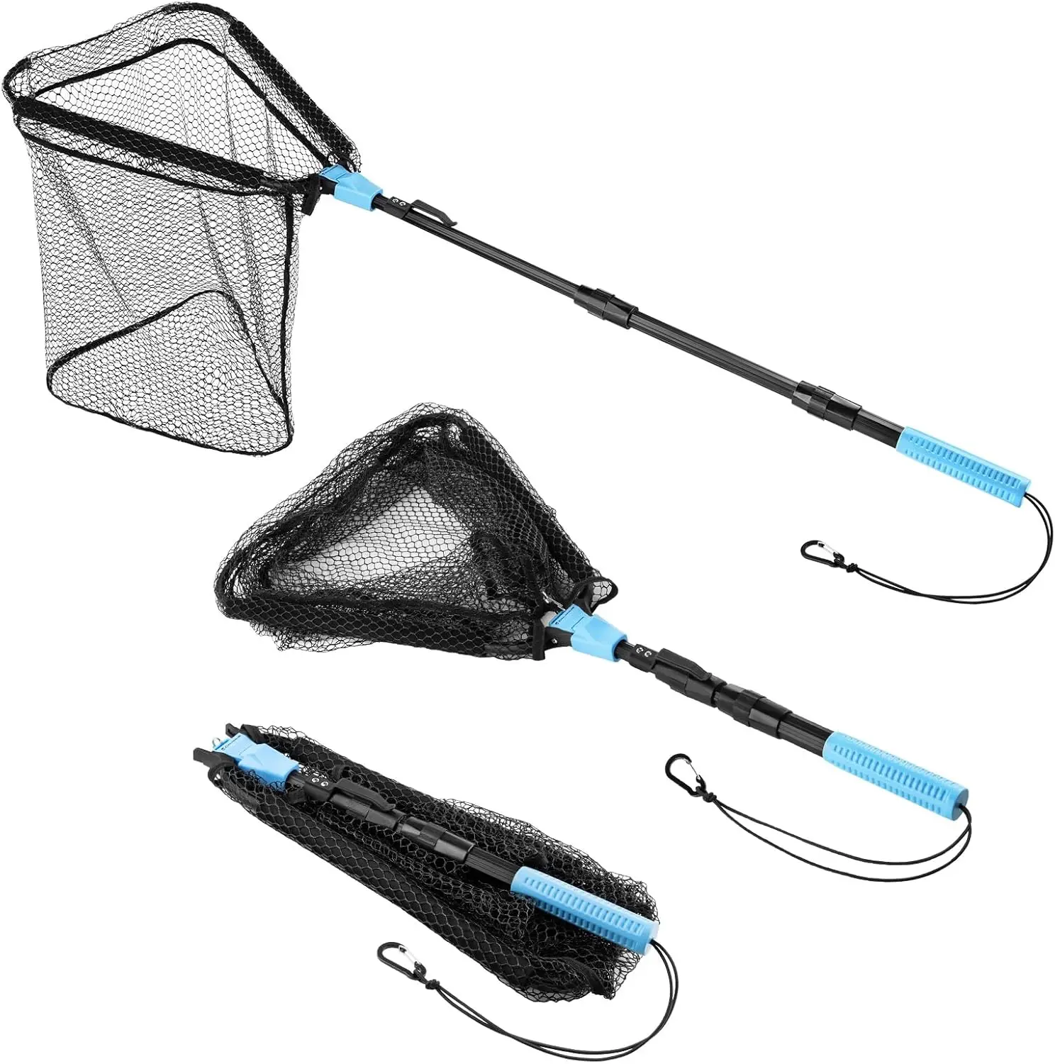 Foldable Fishing Net with Non-Slip Handle, Lightweight Aluminum Landing Net for Catch and Release
Foldable Fishing Net with Non-Slip Handle, Lightweight Aluminum Landing Net for Catch and Release