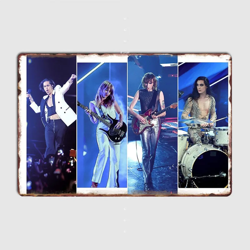 Måneskin Rock Band Maneskin Vintage Retro Poster Metal Sign Garage Club Indoor Room Decoration Wall Decor Custom Home Decor
Måneskin Rock Band Maneskin Vintage Retro Poster Metal Sign Garage Club Indoor Room Decoration Wall Decor Custom Home Decor