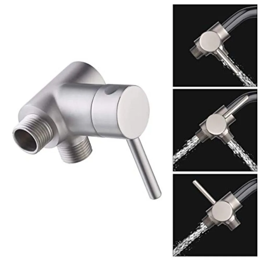 Shower Arm Diverter 3 Way Solid Brass G 1/2 Connector Shower Head Diverter Divert Water Between Handheld, Fixed Spray Showerhea
Shower Arm Diverter 3 Way Solid Brass G 1/2 Connector Shower Head Diverter Divert Water Between Handheld, Fixed Spray Showerhea