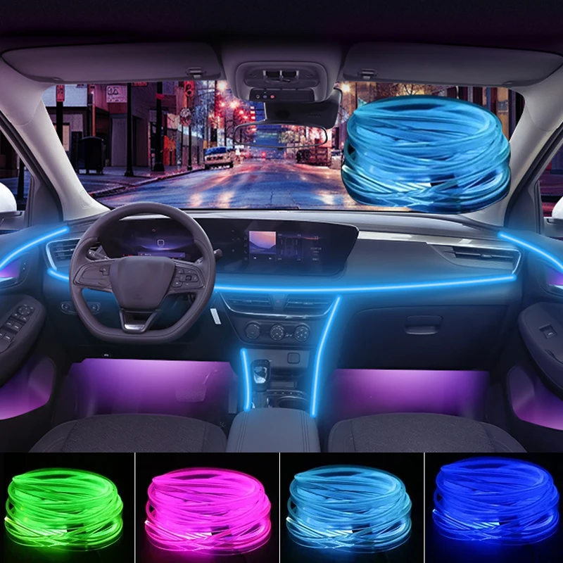 Декоративные световые полосы для салона автомобиля, 4 м, холодный белый светодиодный светильник для приборной панели, консоль, окружающая лампа для руководителя салона автомобиля
Декоративные световые полосы для салона автомобиля, 4 м, холодный белый светодиодный светильник для приборной панели, консоль, окружающая лампа для руководителя салона автомобиля