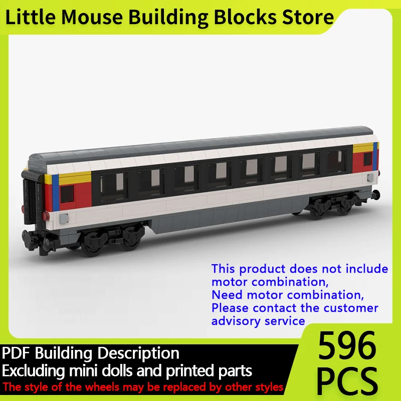 City Car Model MOC Building Bricks Train Passenger Coach 1st Class Modular Technology Gifts Holiday Assemble Children Toys Suit
City Car Model MOC Building Bricks Train Passenger Coach 1st Class Modular Technology Gifts Holiday Assemble Children Toys Suit