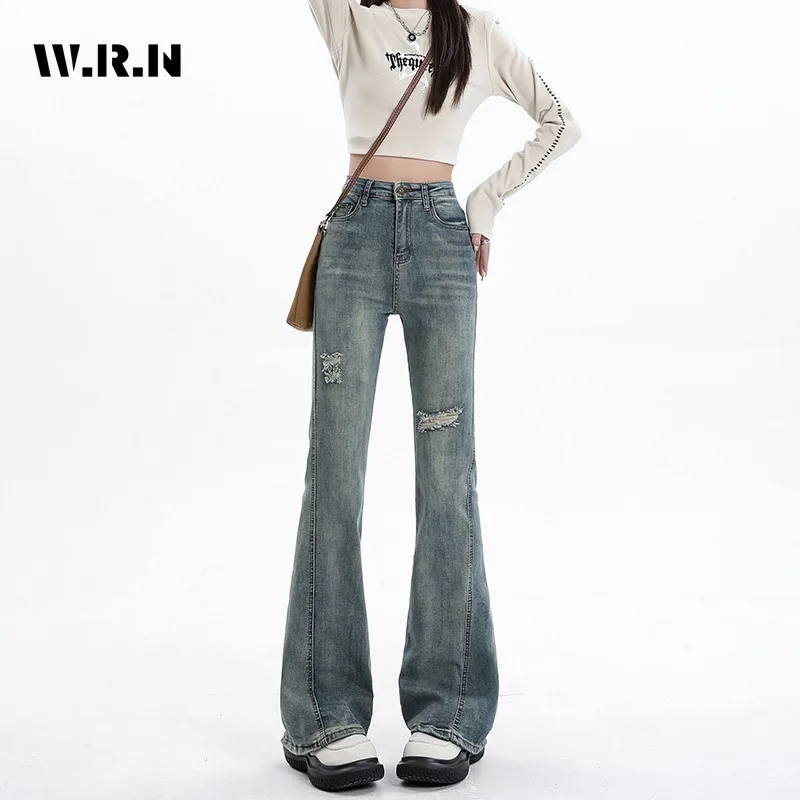 Women's Vintage Harajuku Wide Leg High Waist Flared Jeans Female Y2K Pants 2024 Spring Slim Streetwear Style Denim Trouser
Women's Vintage Harajuku Wide Leg High Waist Flared Jeans Female Y2K Pants 2024 Spring Slim Streetwear Style Denim Trouser