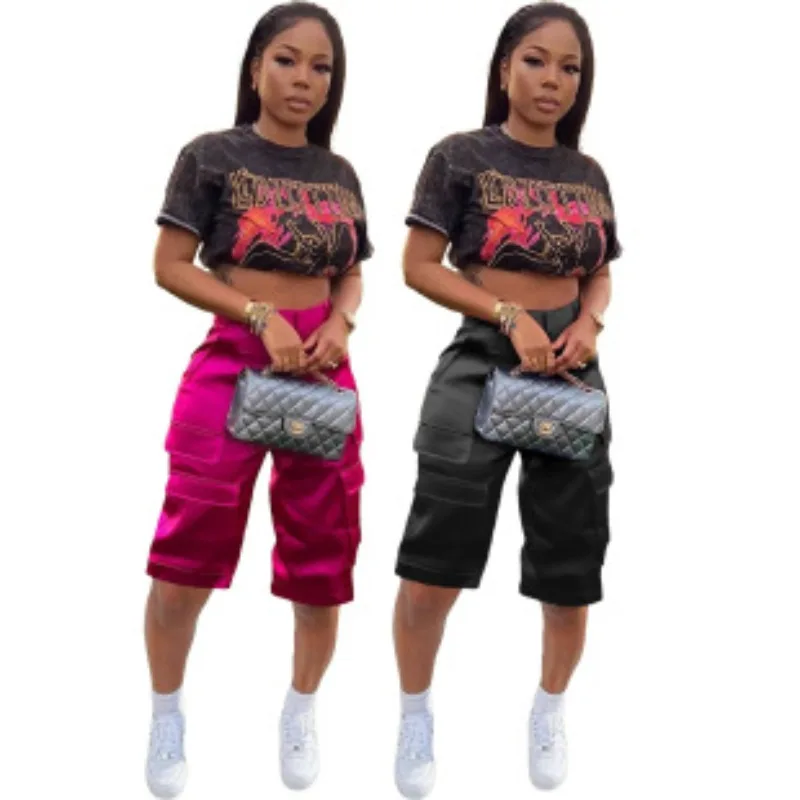 Women High Waisted Satin Cargo Pants Wide Leg Casual Pants Multi Pockets Loose Trousers Going Out Street Club Party Y2K Pants
Women High Waisted Satin Cargo Pants Wide Leg Casual Pants Multi Pockets Loose Trousers Going Out Street Club Party Y2K Pants