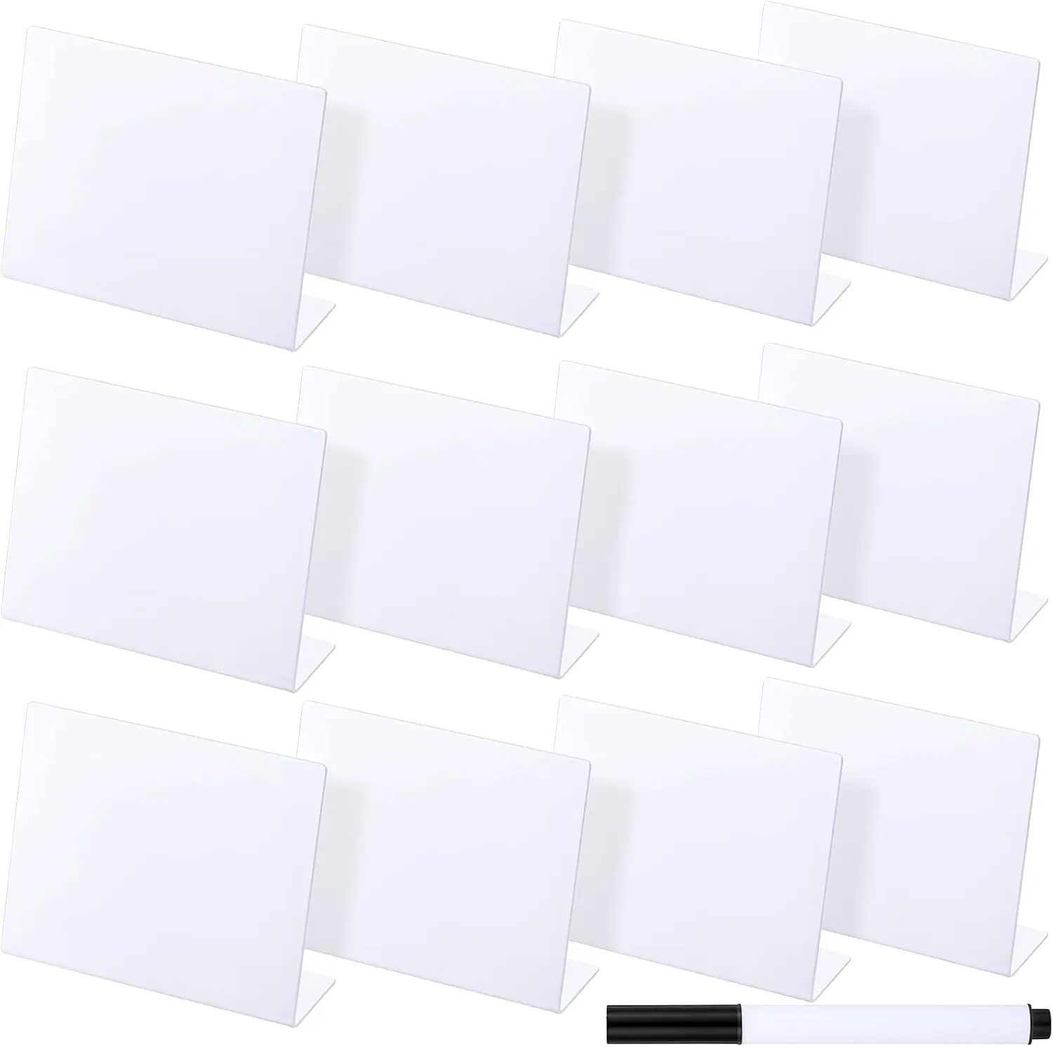 Mini Chalkboard Signs 12 Pack 4x3 Inches Acrylic Buffet Food Labels with 2 Erasable Markers for Wedding Bakery Table Display
Mini Chalkboard Signs 12 Pack 4x3 Inches Acrylic Buffet Food Labels with 2 Erasable Markers for Wedding Bakery Table Display