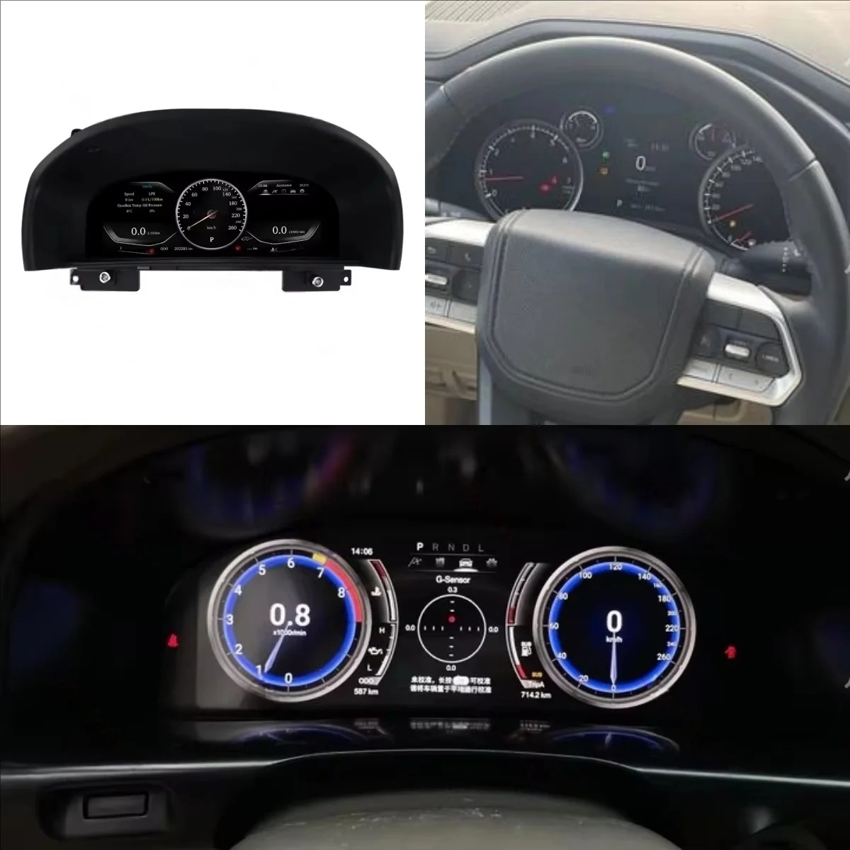 Digital Cluster Virtual Cockpit Screen For Toyota Land Cruiser LC100 For Lexus LX470 2003 2007 Car Dashboard SpeedMeter Odometer
Digital Cluster Virtual Cockpit Screen For Toyota Land Cruiser LC100 For Lexus LX470 2003 2007 Car Dashboard SpeedMeter Odometer