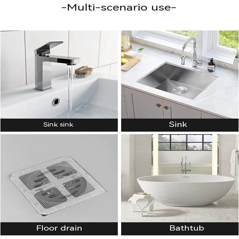 60PCS Disposable Floor Drain Filter Screen, Floor Drain Sticker, Disposable Shower Drain Hair Catcher
60PCS Disposable Floor Drain Filter Screen, Floor Drain Sticker, Disposable Shower Drain Hair Catcher