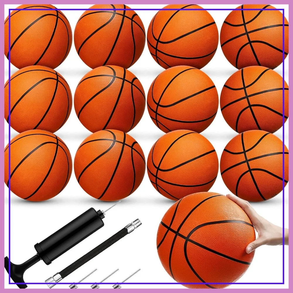 12 Pack Basketballs for Outdoor Game, Official Size Rubber with Air Pump, Adult Youth Training
12 Pack Basketballs for Outdoor Game, Official Size Rubber with Air Pump, Adult Youth Training