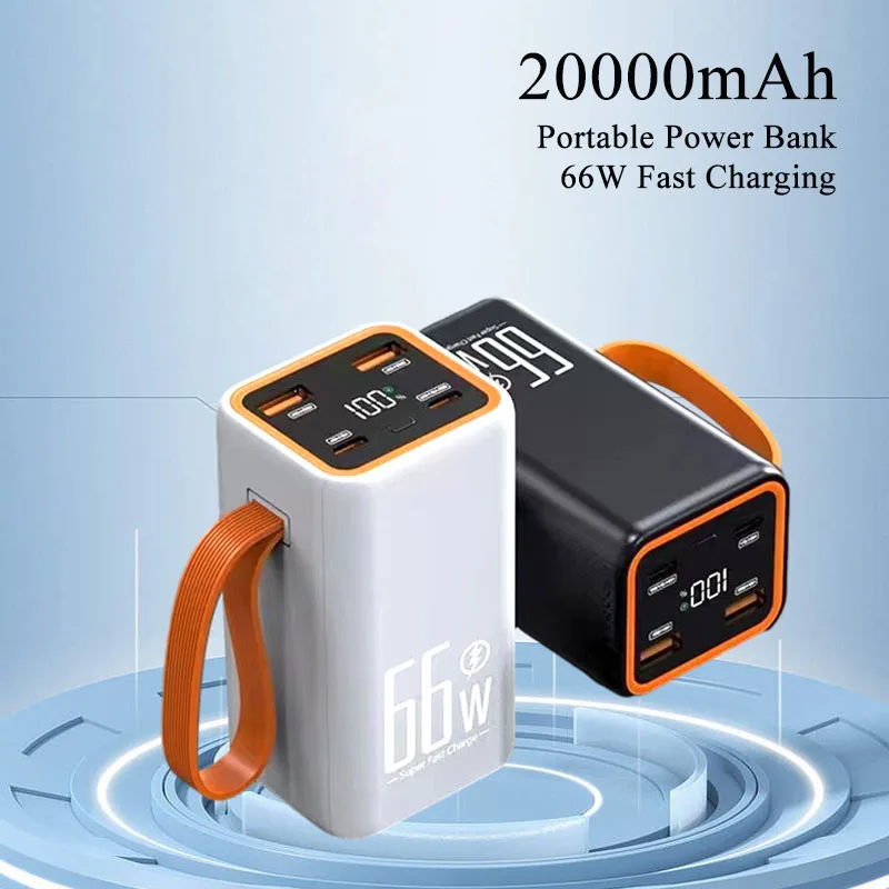 66W Fast Charging Power Bank 20000mAh Mini Powerbank Portable External Battery Charger for iPhone 17 16 15 Xiaomi Huawei Samsung
66W Fast Charging Power Bank 20000mAh Mini Powerbank Portable External Battery Charger for iPhone 17 16 15 Xiaomi Huawei Samsung