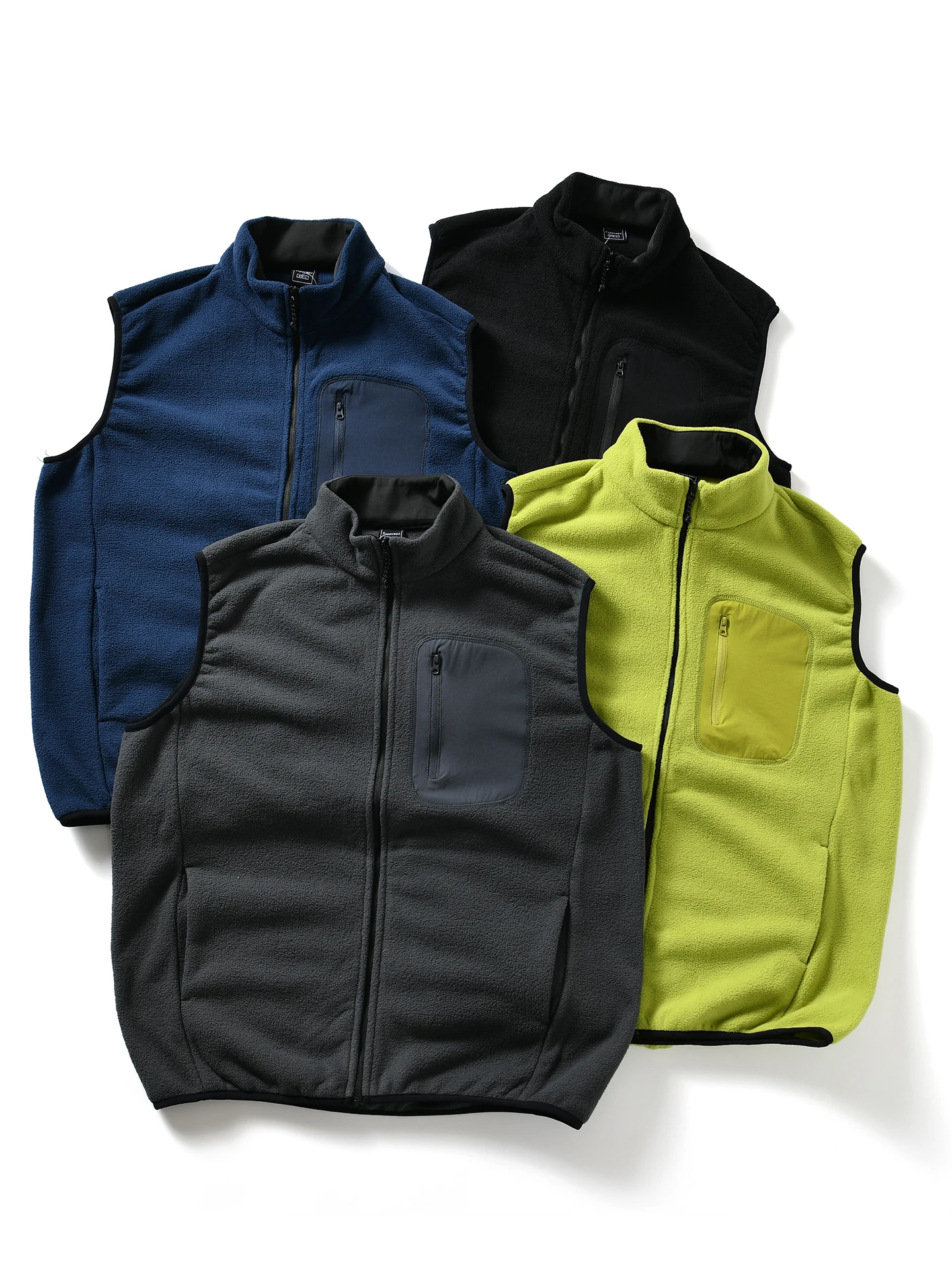 Double-Sided Fleece Outdoor Vest Men's Casual Stand Collar Pullover Jacket Polyester Fiber Winter Warm Zipper Closure C...
Double-Sided Fleece Outdoor Vest Men's Casual Stand Collar Pullover Jacket Polyester Fiber Winter Warm Zipper Closure C...