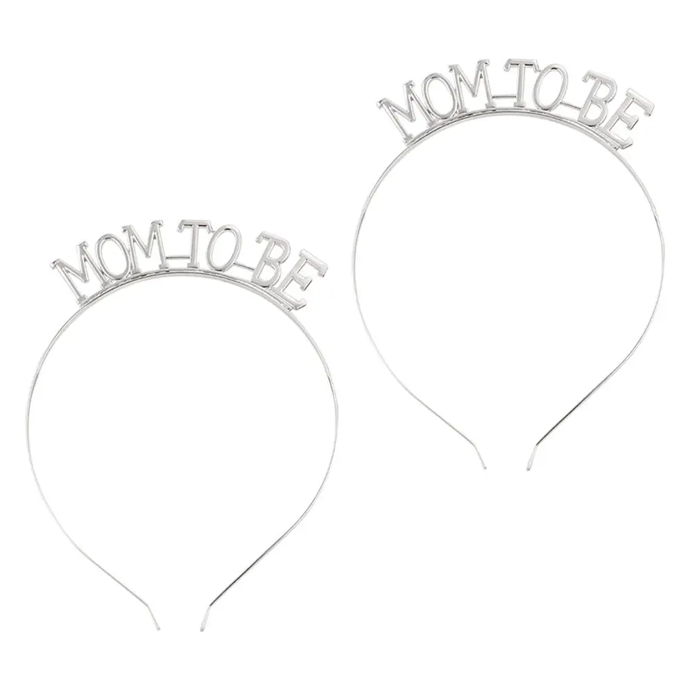 2Pcs Hairband Alloy Mom to Be Wedding Headwear Party Supplies Silver Lightweight Non-Fading Comfortable Headband
2Pcs Hairband Alloy Mom to Be Wedding Headwear Party Supplies Silver Lightweight Non-Fading Comfortable Headband