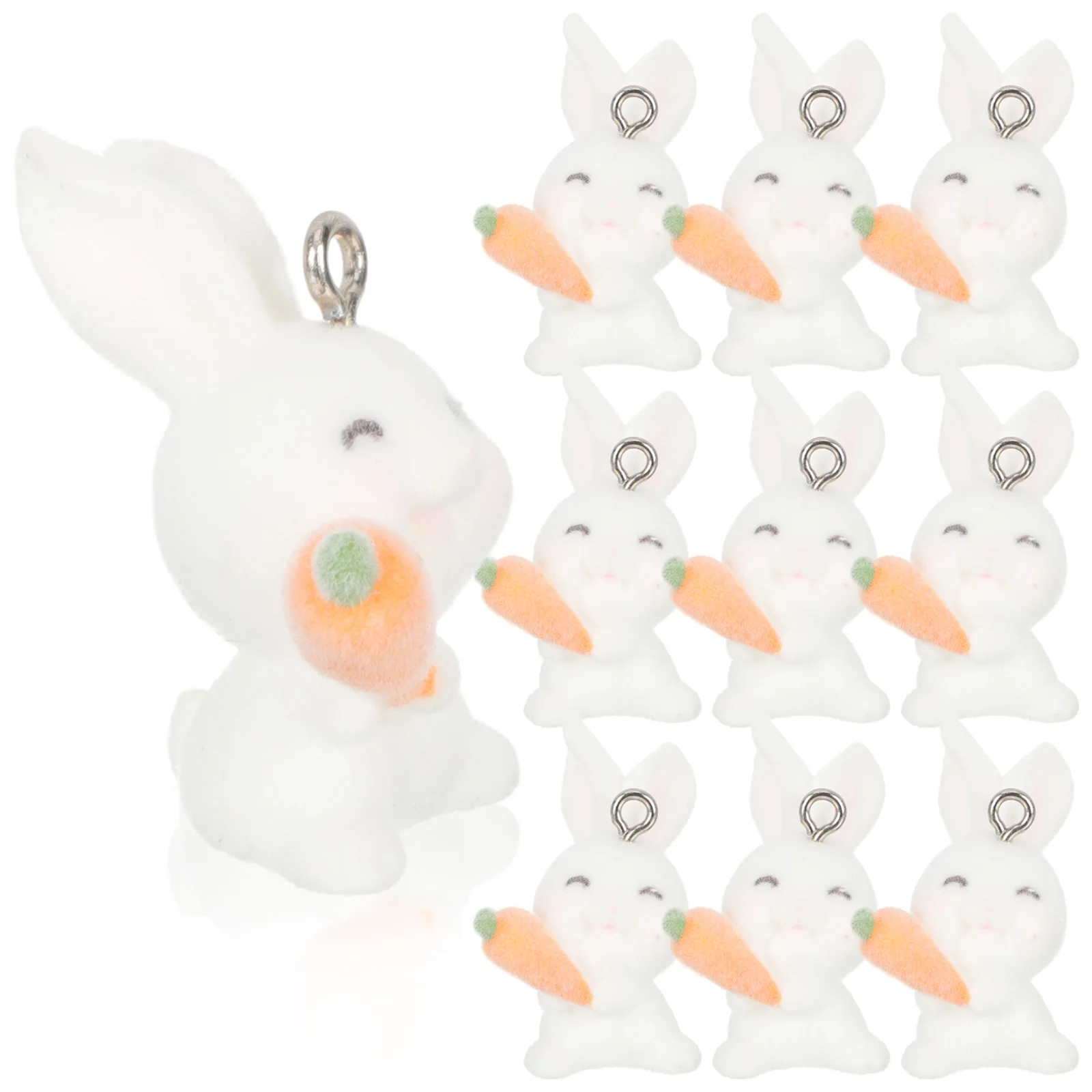 10 Pcs Rabbit Charm Resin Flocking Smooth Edge Safe Durable Jewelry Making Bracelet DIY Crafts Pendant Supplies Accessories
10 Pcs Rabbit Charm Resin Flocking Smooth Edge Safe Durable Jewelry Making Bracelet DIY Crafts Pendant Supplies Accessories