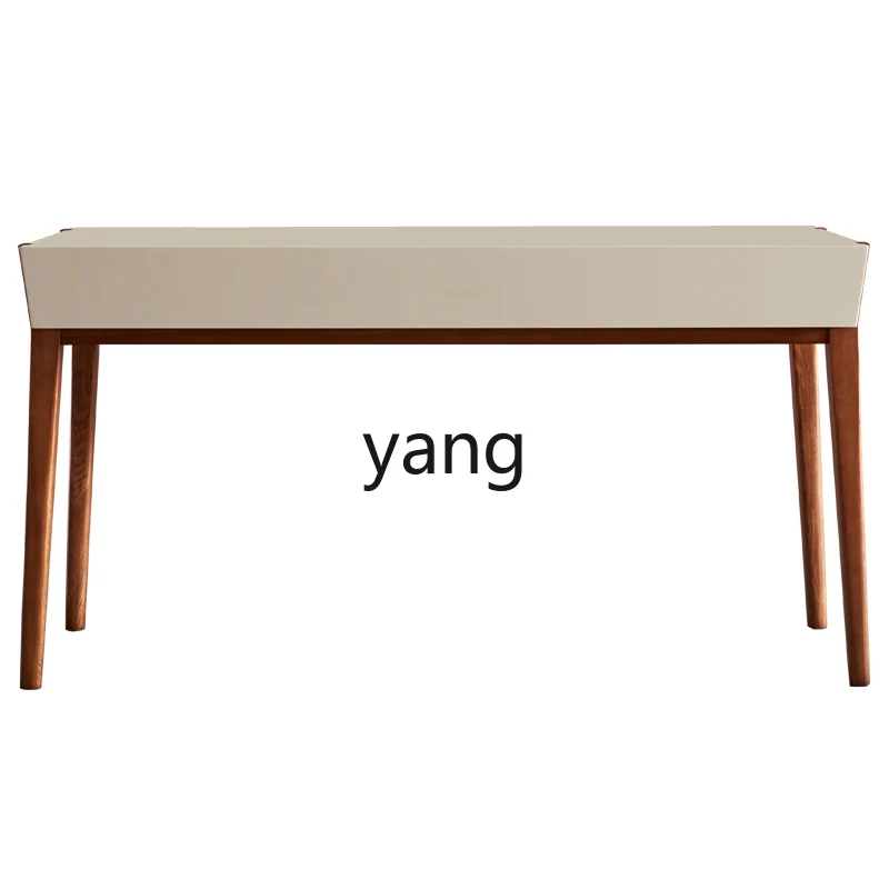 LMM simple desk Nordic small apartment computer table and chair combination light luxury solid wood desk
LMM simple desk Nordic small apartment computer table and chair combination light luxury solid wood desk