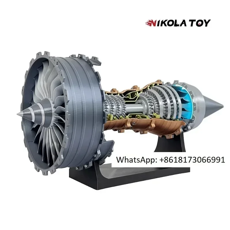Large Rolls Royce Trent 900 turbofan engine model, 46cm finished model
Large Rolls Royce Trent 900 turbofan engine model, 46cm finished model