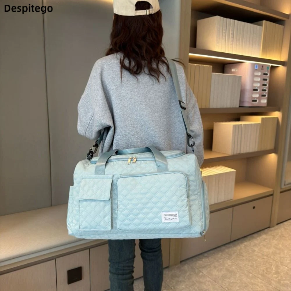 Oxford Travel Duffel Bag Sturdy Foldable Nylon Duffle Bag Multi-functional Short Distance Travel Luggage Bag Fitness
Oxford Travel Duffel Bag Sturdy Foldable Nylon Duffle Bag Multi-functional Short Distance Travel Luggage Bag Fitness