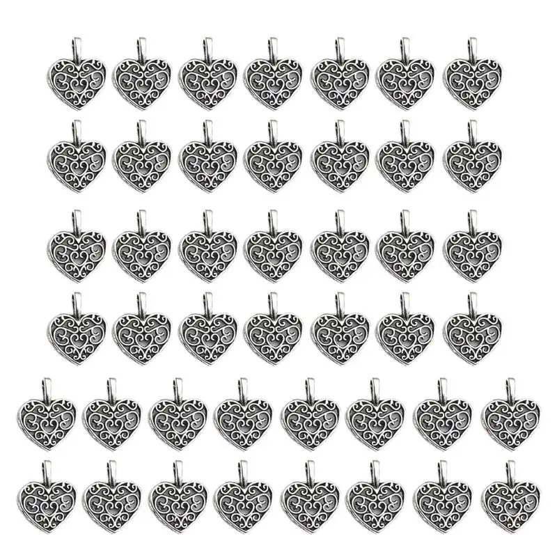 31BB Antique Inspired Alloy Heart Charm Crafting Accessory For Jewelry Making And Bag Decoration Necklace Accessories
31BB Antique Inspired Alloy Heart Charm Crafting Accessory For Jewelry Making And Bag Decoration Necklace Accessories