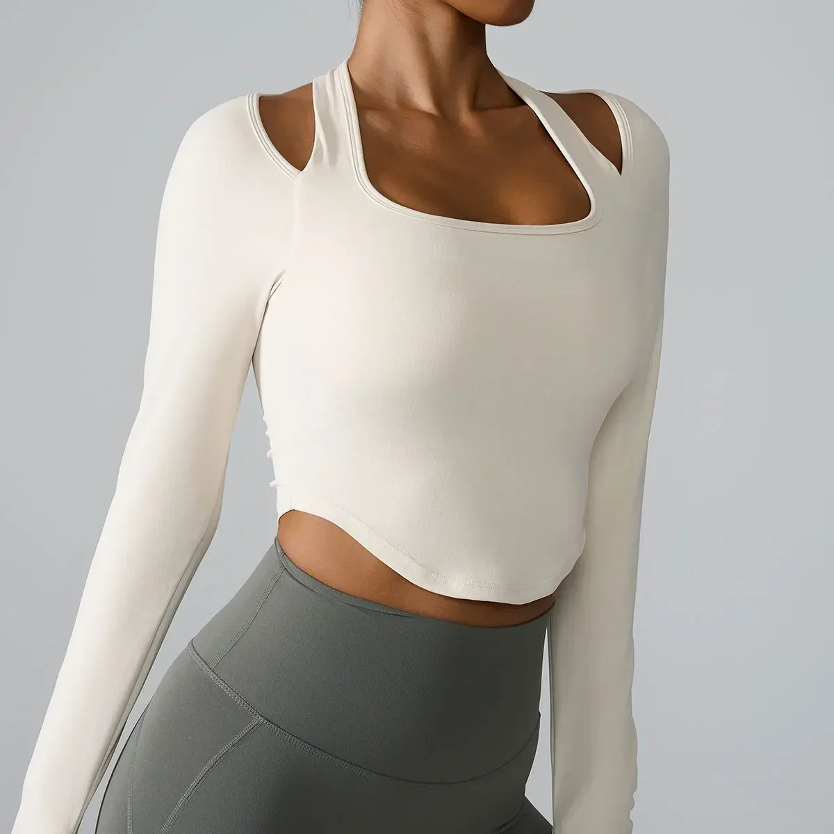 Quick Dry Long Sleeve Sports Shirts Halterneck Hollow Out Yoga Clothes Gym Top Women Breathable Fitness Padded Workout Top
Quick Dry Long Sleeve Sports Shirts Halterneck Hollow Out Yoga Clothes Gym Top Women Breathable Fitness Padded Workout Top
