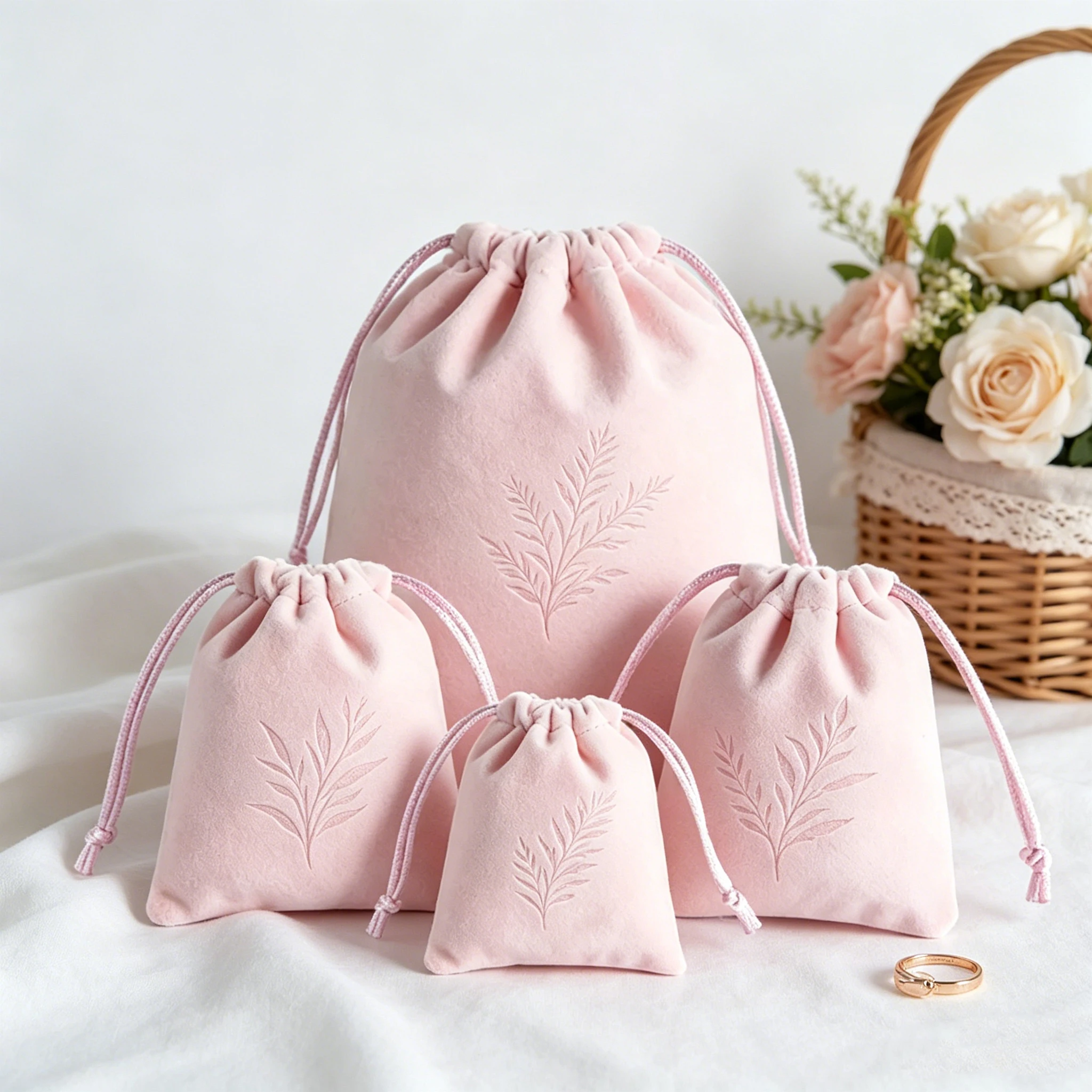 Print Logo 100pcs High Quality Charms Earrings Velvet Jewelry Packaging Pink Soft Bags Wedding Drawstring Pouches Gift Pouch
Print Logo 100pcs High Quality Charms Earrings Velvet Jewelry Packaging Pink Soft Bags Wedding Drawstring Pouches Gift Pouch