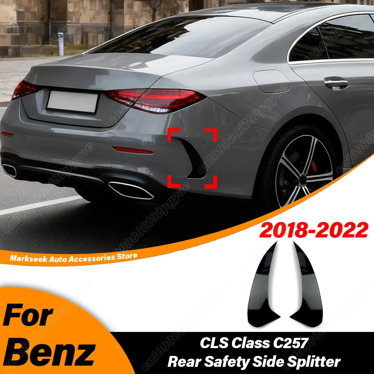 For Mercedes Benz CLS Class C257 2018 2019 2020 2021 2022 2023 Rear Bumper Side Spoiler Air Knife Exterior Tuning Accessories
For Mercedes Benz CLS Class C257 2018 2019 2020 2021 2022 2023 Rear Bumper Side Spoiler Air Knife Exterior Tuning Accessories