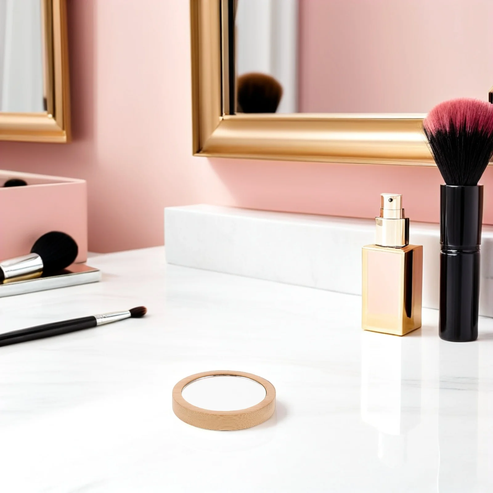 3Pcs Retro Portable Makeup Mirrors Wooden Small Round Pocket Mirror for Travel Handbag Compact Mirror High Definition
3Pcs Retro Portable Makeup Mirrors Wooden Small Round Pocket Mirror for Travel Handbag Compact Mirror High Definition