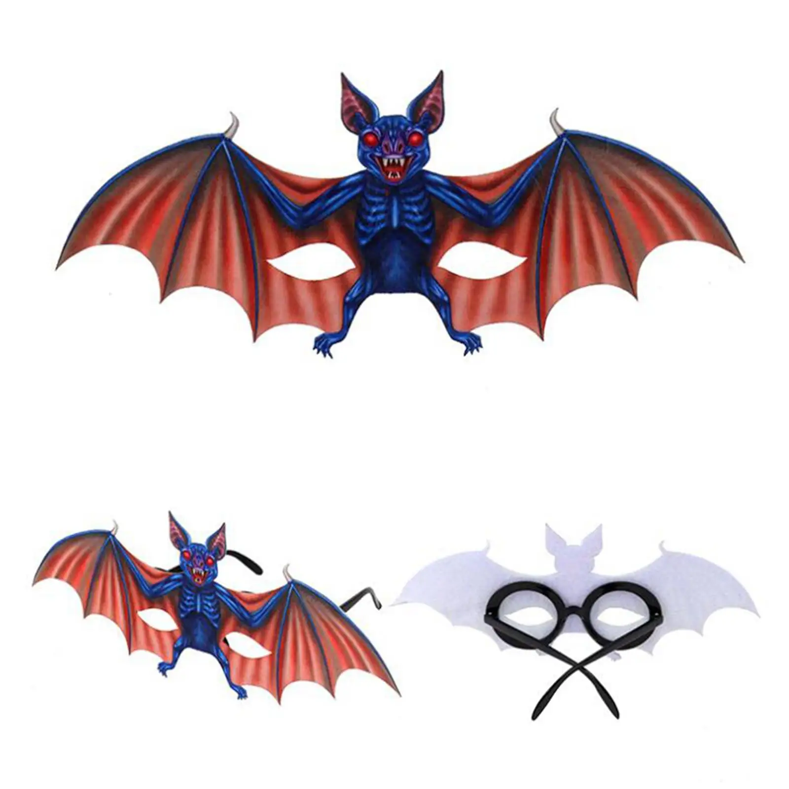 Novelty Halloween Mask Wing Stage Performance Props for Party Decoration
Novelty Halloween Mask Wing Stage Performance Props for Party Decoration