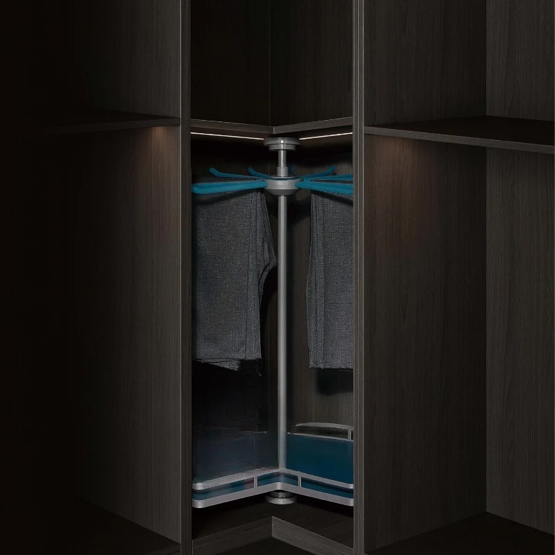 Wardrobe rotating hanger 360-degree multi-functional cloakroom corner storage three-layer basket wardrobe
Wardrobe rotating hanger 360-degree multi-functional cloakroom corner storage three-layer basket wardrobe