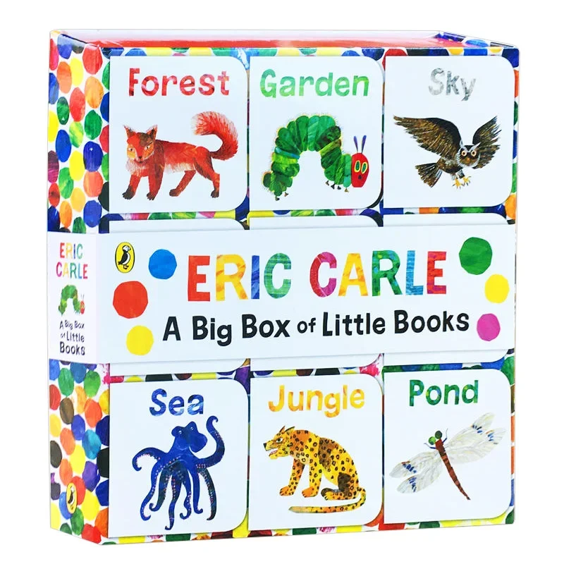 The World of Eric Carle, A Big Box of Little Books, Baby Children's books aged 1 2 3, English picture book, 9780141359458
The World of Eric Carle, A Big Box of Little Books, Baby Children's books aged 1 2 3, English picture book, 9780141359458