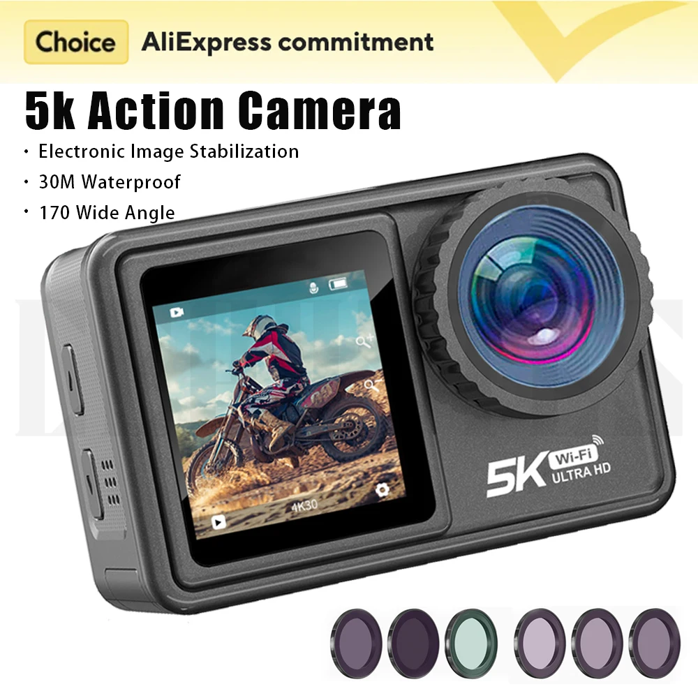 4K action camera a bicycle camera with Wi-Fi and a wireless remote control has the motion detection function 5k cameras for cars
4K action camera a bicycle camera with Wi-Fi and a wireless remote control has the motion detection function 5k cameras for cars