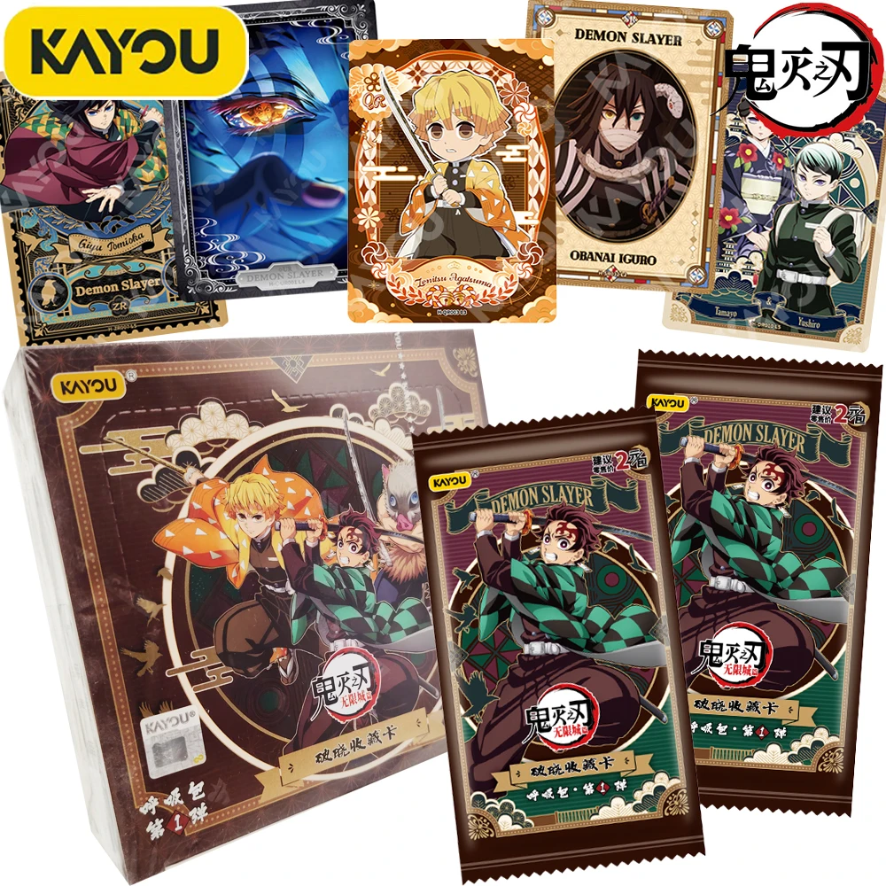 Original Kayou Demon Slayer Collection Cards for Kids Kamado Tanjiro Tomioka Giyuu Stylish Design Anime Movie Hobby Cards Gifts
Original Kayou Demon Slayer Collection Cards for Kids Kamado Tanjiro Tomioka Giyuu Stylish Design Anime Movie Hobby Cards Gifts