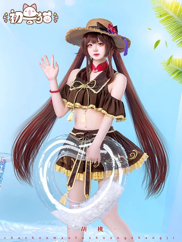 New Game Genshin Impact Hutao Cosplay Costume Anime Women Casual Summer Beach Swimsuit Lovely Swimwear Top Skirtpant Pre-sale
New Game Genshin Impact Hutao Cosplay Costume Anime Women Casual Summer Beach Swimsuit Lovely Swimwear Top Skirtpant Pre-sale