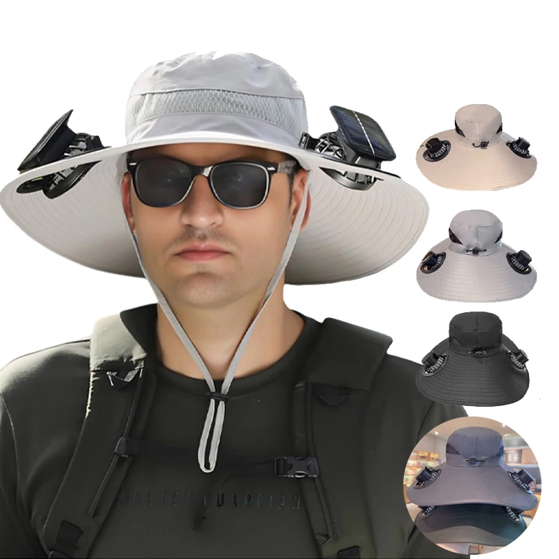 Mens Solar Dual Fan Sun Hat Wide Windproof Brim USB Charging UPF50+ UV Protection Fathers Day Outdoor Gift Tech Hat
Mens Solar Dual Fan Sun Hat Wide Windproof Brim USB Charging UPF50+ UV Protection Fathers Day Outdoor Gift Tech Hat