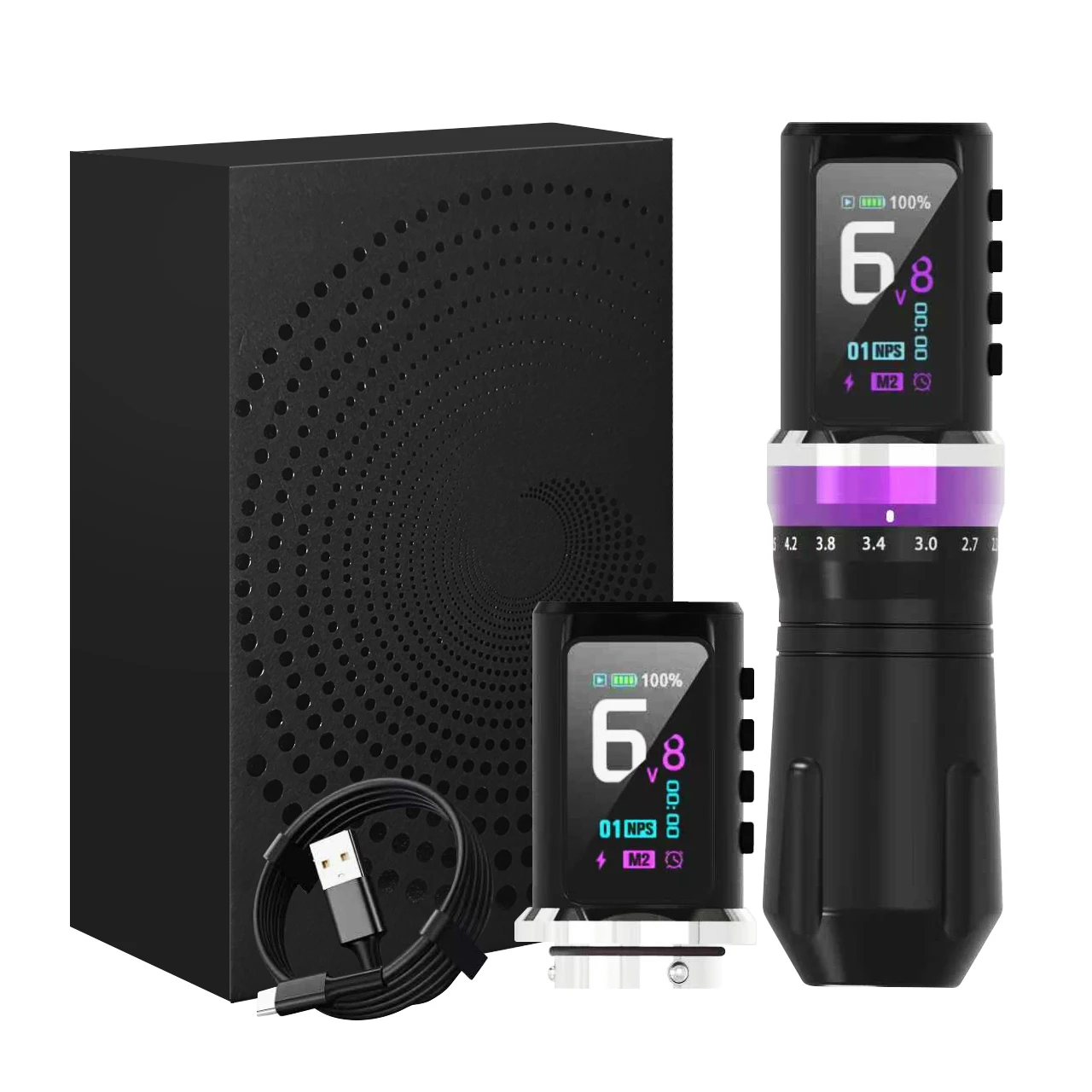 DM машина для татуировки с регулируемым ходом, 2200 мАч, аккумулятор большой емкости, бессердечный бесщеточный двигатель, перманентный макияж для татуировщиков
DM машина для татуировки с регулируемым ходом, 2200 мАч, аккумулятор большой емкости, бессердечный бесщеточный двигатель, перманентный макияж для татуировщиков