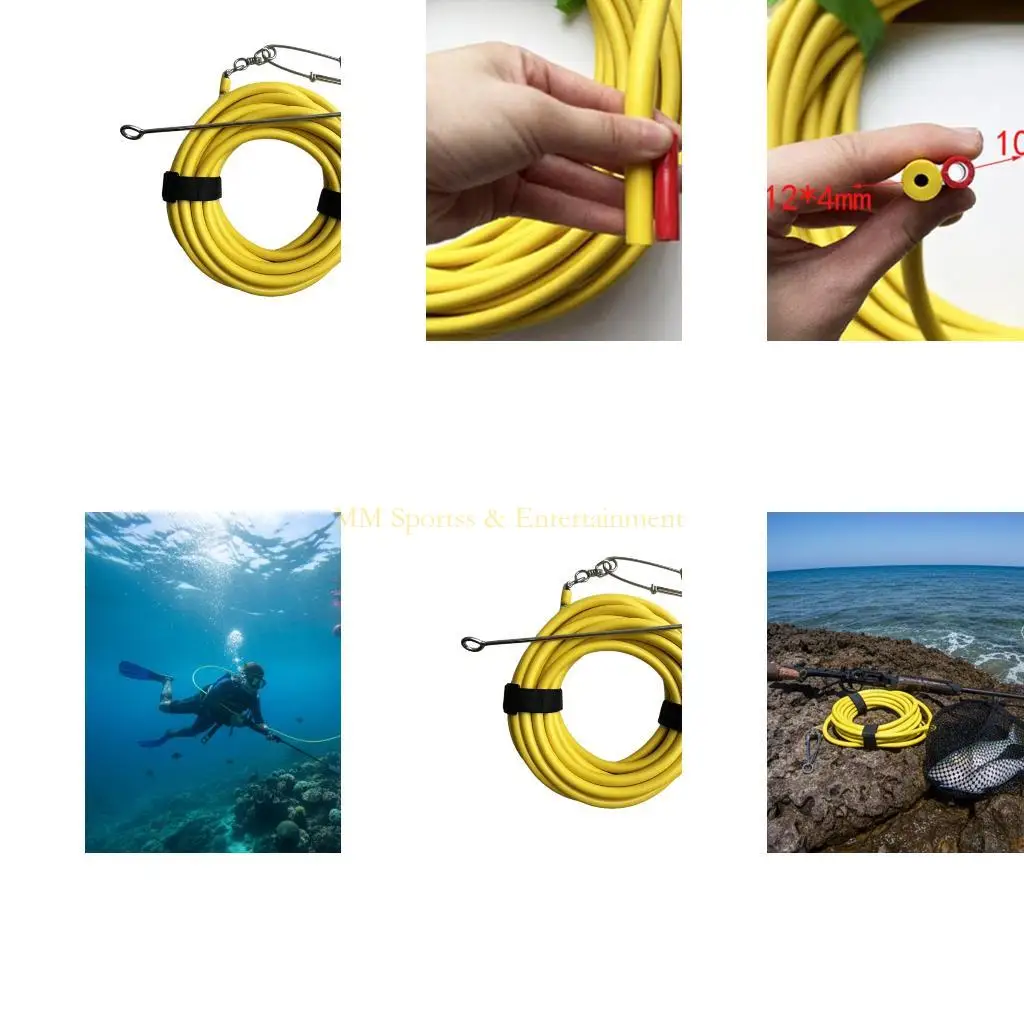 31BE Fishing Floatline Underwater Fishing Line Foam Rubber Tube Stainless Hardware
31BE Fishing Floatline Underwater Fishing Line Foam Rubber Tube Stainless Hardware