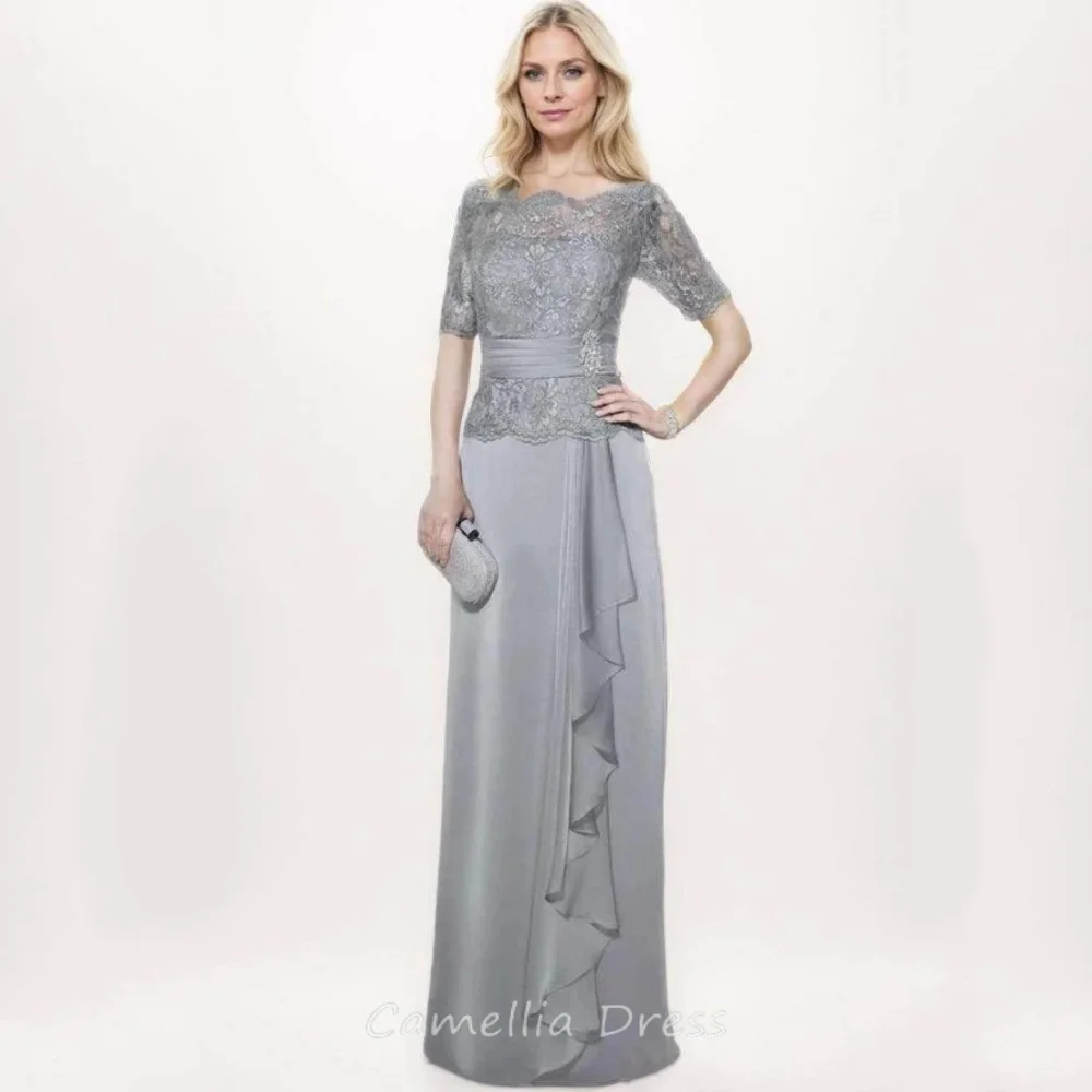 Customized Mother of the Bride Dress Vintage Lace Guest Gown A Line Short Sleeve Elegant Evening robe mother of bride dresses
Customized Mother of the Bride Dress Vintage Lace Guest Gown A Line Short Sleeve Elegant Evening robe mother of bride dresses