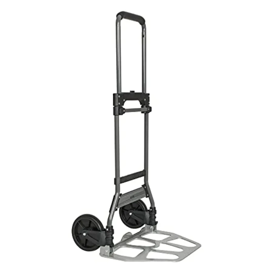 Heavyduty folding hand truck and dolly with 264 lb capacity ideal for moving heavy luggage and equipment in warehouses airports
Heavyduty folding hand truck and dolly with 264 lb capacity ideal for moving heavy luggage and equipment in warehouses airports