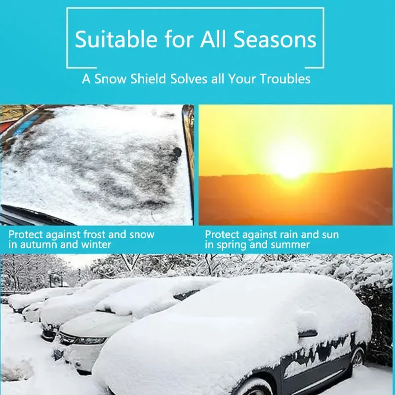 LEIBOO Magnetic Car Snow Shield Frost Prevention Frost Car Cover Car Front Windshield Sunshade Thickened Snow Shield Auto Coat
LEIBOO Magnetic Car Snow Shield Frost Prevention Frost Car Cover Car Front Windshield Sunshade Thickened Snow Shield Auto Coat