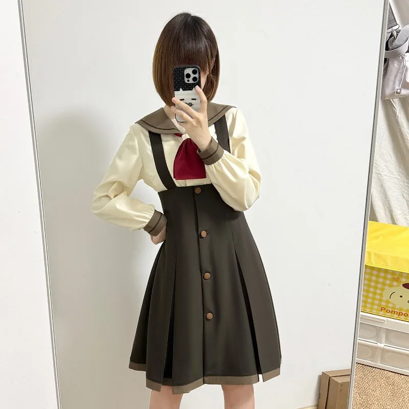 Anime Sengoku Nadeko Cosplay Costume School Jk Uniform Top Skirt Tie Suit for Women Halloween Carnival Party Roleplay Outfits
Anime Sengoku Nadeko Cosplay Costume School Jk Uniform Top Skirt Tie Suit for Women Halloween Carnival Party Roleplay Outfits