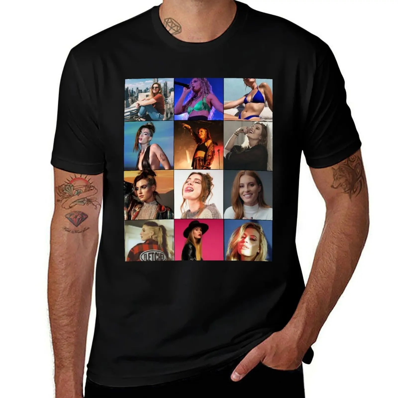 Cari Fletcher Photo Collage Art T-Shirt funny meme t-shirts cute tops Short sleeve tee men
Cari Fletcher Photo Collage Art T-Shirt funny meme t-shirts cute tops Short sleeve tee men