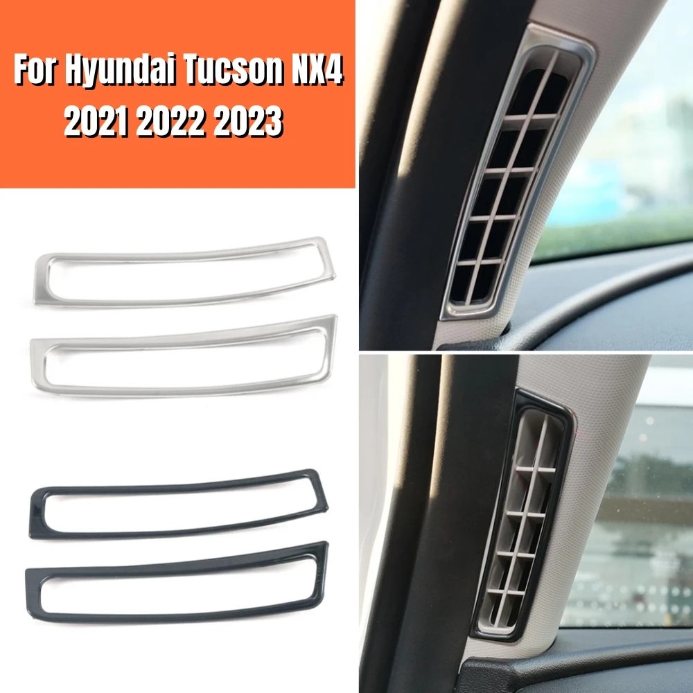For Hyundai Tucson NX4 2021 2022 2023 Car Accessories Stainless Interior A-Pillar Air AC Outlet Vent Frame Sticker Cover Trims
For Hyundai Tucson NX4 2021 2022 2023 Car Accessories Stainless Interior A-Pillar Air AC Outlet Vent Frame Sticker Cover Trims