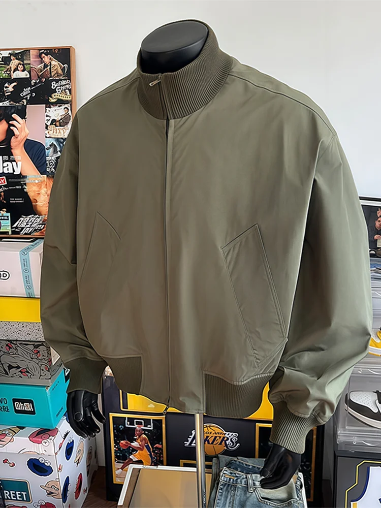 Военный бомбер-пилот Jaet для мужчин, весна-осень, американская бейсбольная экипировка с воротником-стойкой, джет
Военный бомбер-пилот Jaet для мужчин, весна-осень, американская бейсбольная экипировка с воротником-стойкой, джет