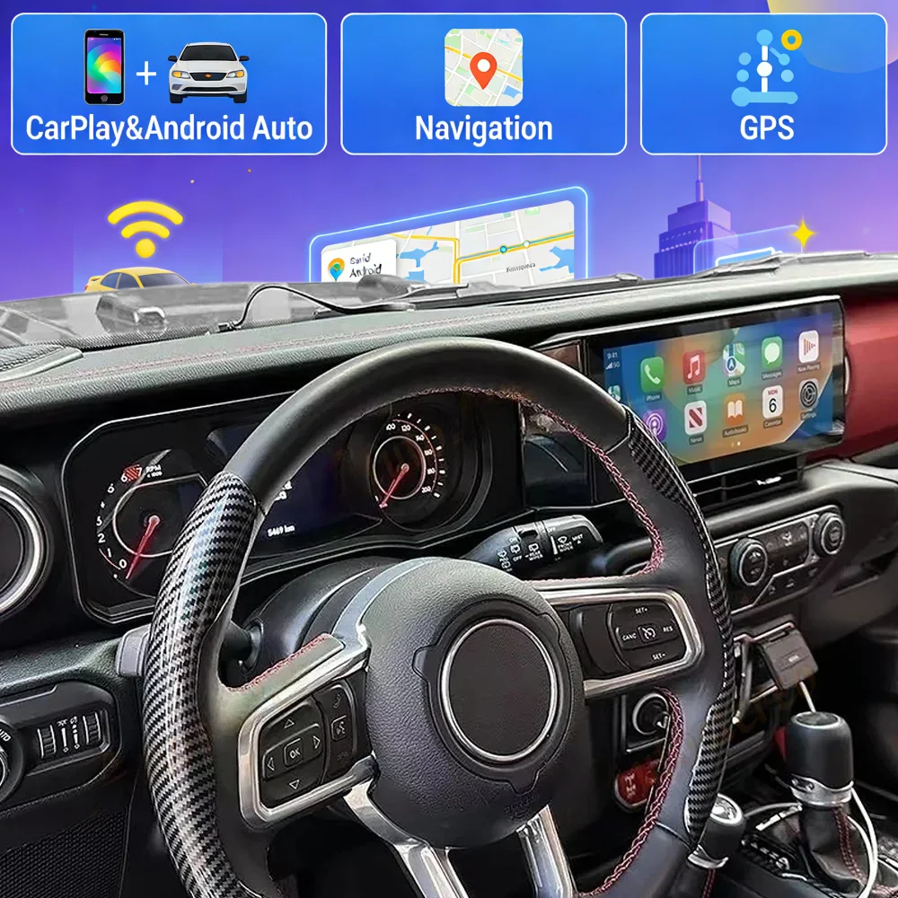 Touch Screen For Jeep Wrangler 2018 2019-2022 Android Wireless CarPlay Stereo GPS Navigation Car Radio Multimedia Player 4G WIFI
Touch Screen For Jeep Wrangler 2018 2019-2022 Android Wireless CarPlay Stereo GPS Navigation Car Radio Multimedia Player 4G WIFI