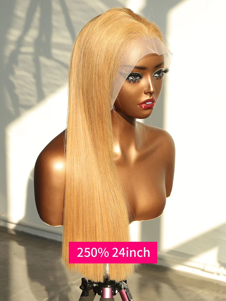 Blonde 13x4 5x5 Straight Lace Front Wig #27 Vietnamese Lace Frontal Wigs For Women 100% Remy Human Hair Pre Plucked Closure Wig
Blonde 13x4 5x5 Straight Lace Front Wig #27 Vietnamese Lace Frontal Wigs For Women 100% Remy Human Hair Pre Plucked Closure Wig