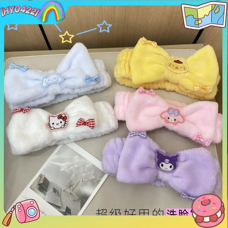 Cartoon Bow Hairband Wash Face Headwrap Kt Melody Cinnamoroll Kuromi Pompompurin Girls Facial Mask Headband Gifts
Cartoon Bow Hairband Wash Face Headwrap Kt Melody Cinnamoroll Kuromi Pompompurin Girls Facial Mask Headband Gifts