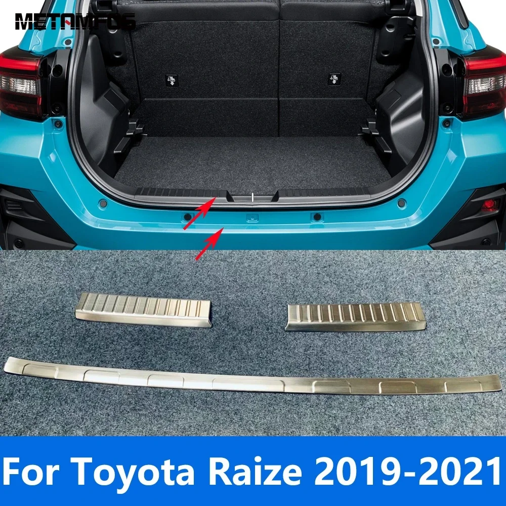 For Toyota Raize 2019 2020 2021 Inner+Outside Rear Trunk Bumper Foot Plate Tailgate Door Sill Scuff Guard Plate Car Accessories
For Toyota Raize 2019 2020 2021 Inner+Outside Rear Trunk Bumper Foot Plate Tailgate Door Sill Scuff Guard Plate Car Accessories