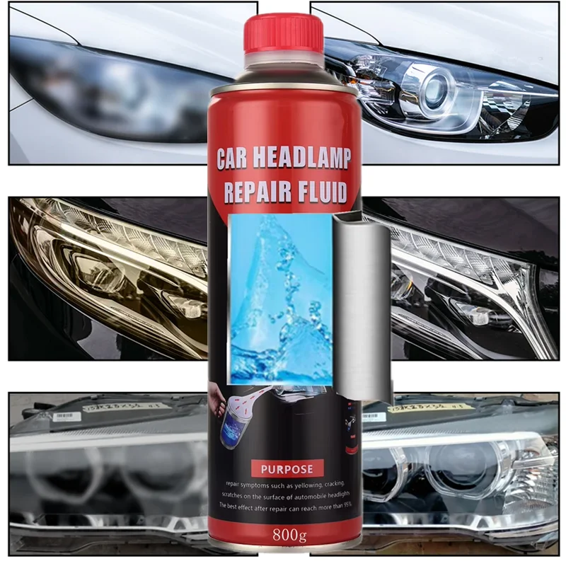 800G liquid polymer Headlights Polish Remover Car Headlight Glass Scratch Cleaning Polishing Repair Renovation liquid
800G liquid polymer Headlights Polish Remover Car Headlight Glass Scratch Cleaning Polishing Repair Renovation liquid