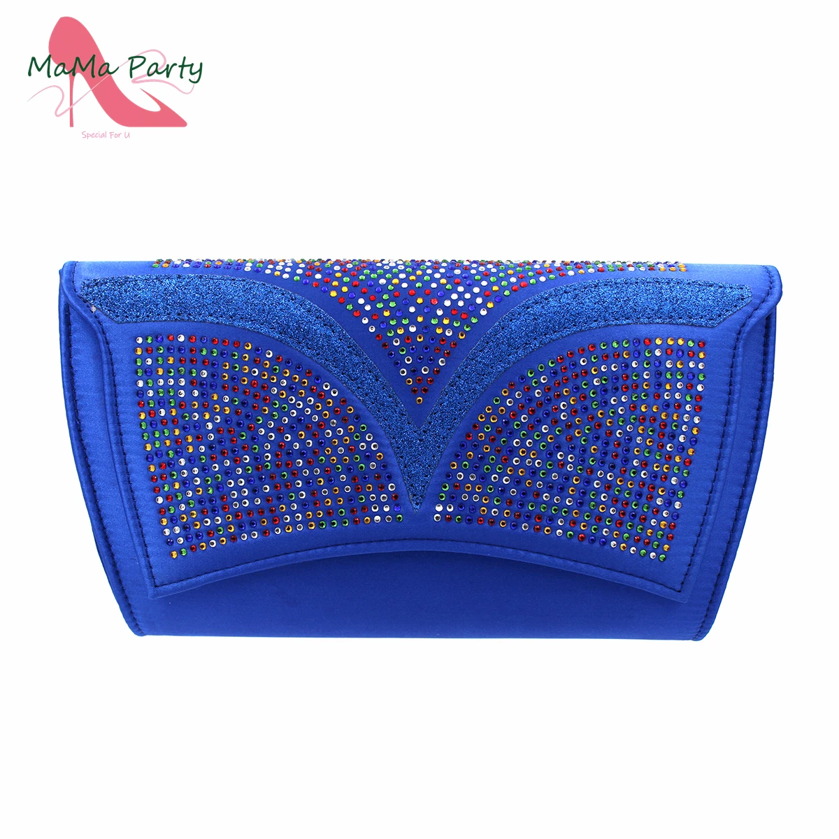 2023 Soft Mid Size Italian Women Hand Bag in Royal Blue Color New Design Nigerian Style Bag with Crystal for Party
2023 Soft Mid Size Italian Women Hand Bag in Royal Blue Color New Design Nigerian Style Bag with Crystal for Party