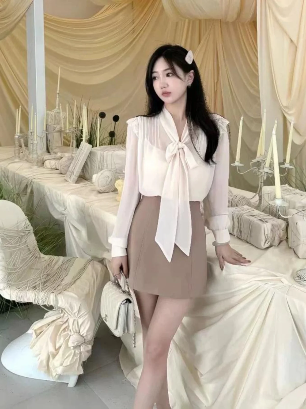Reverie Sister Korean Style Gentle Miss Vintage Pleated Knitted Cardigan Long Sleeve Sweet Style Regular Length Pure Color
Reverie Sister Korean Style Gentle Miss Vintage Pleated Knitted Cardigan Long Sleeve Sweet Style Regular Length Pure Color