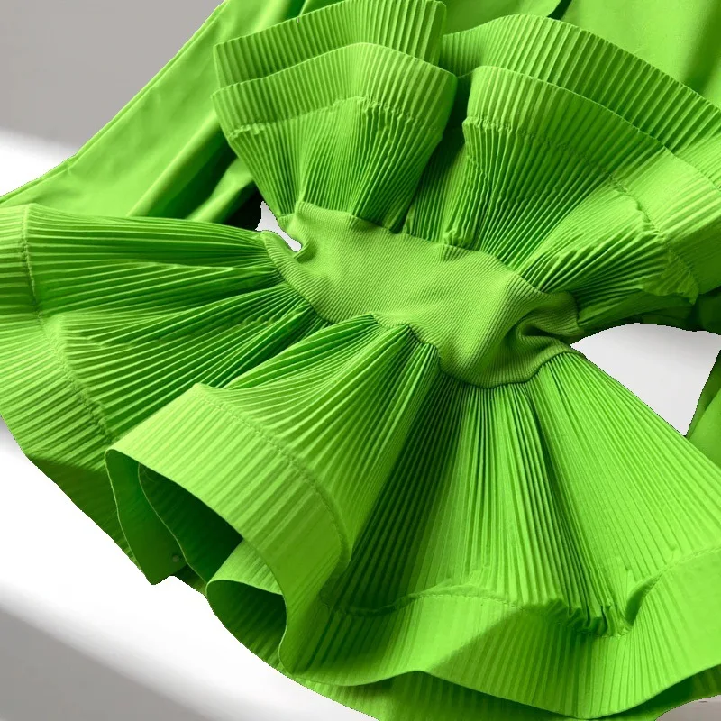 Long-sleeved Shirt Women's Design Sense Niche Three-dimensional Pleated Lotus Leaf Edge Waist Thin Temperament Versatile Top New
Long-sleeved Shirt Women's Design Sense Niche Three-dimensional Pleated Lotus Leaf Edge Waist Thin Temperament Versatile Top New
